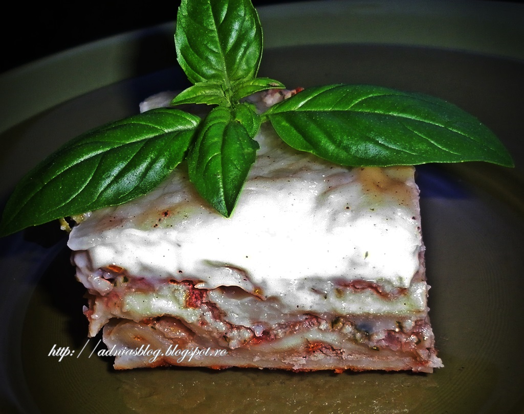 Lasagna cu peste