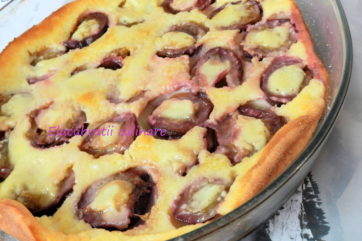 Clafoutis cu prune