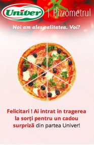 Castigatorii cosurilor cu produse Univer, campionii Pizzometrului!