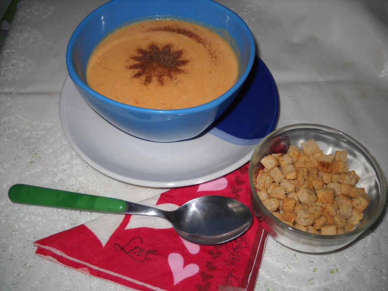 Supa crema de legume cu ghimbir