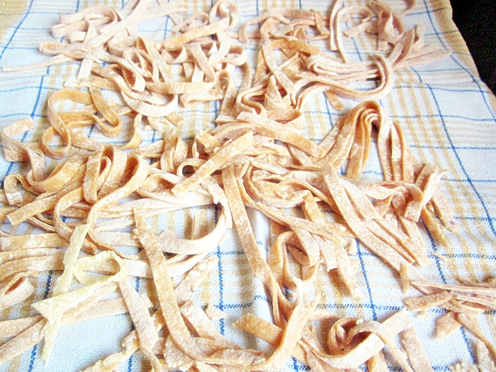 Tagliatelle de casă colorate natural
