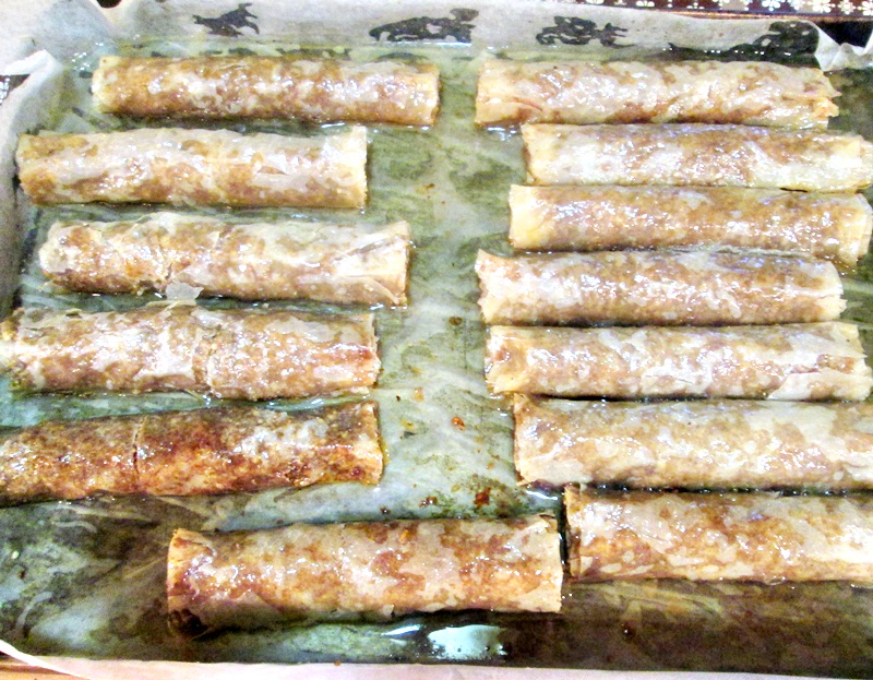 Baclava rulouri