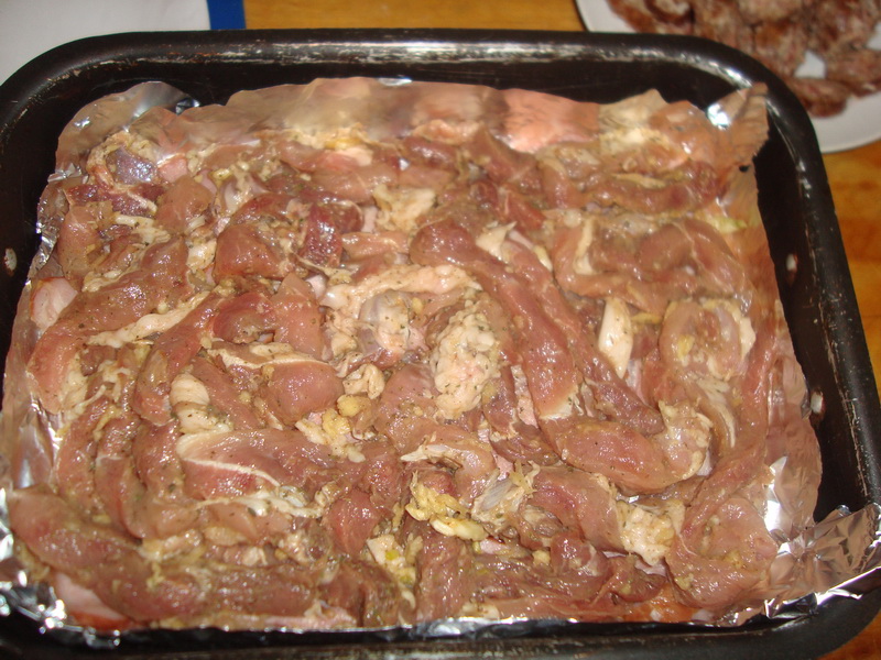 Friptura de porc in folie