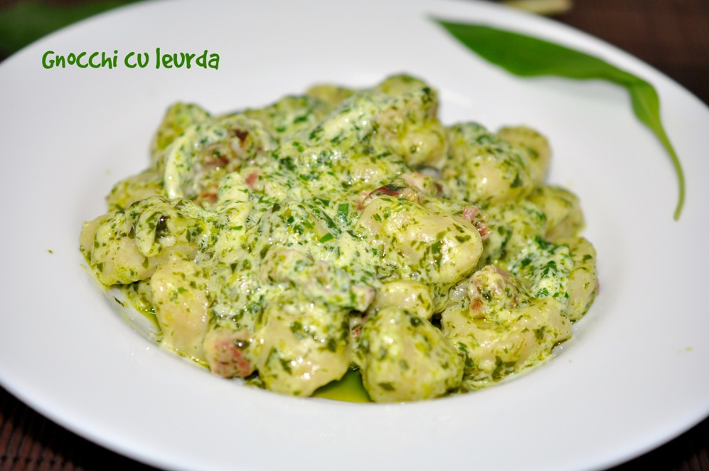 Gnocchi cu leurda