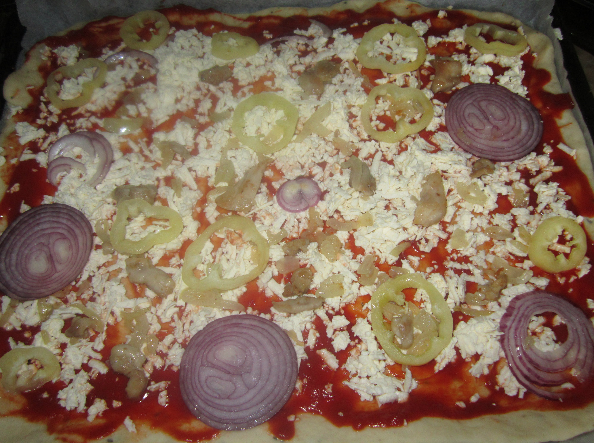 Pizza cu pui