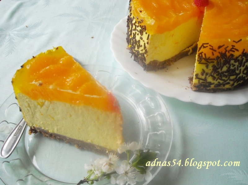 Chessecake cu mandarine