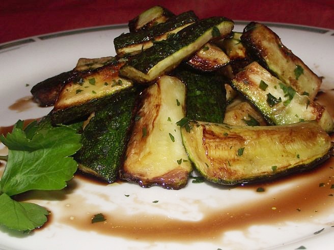 Zucchini prajite