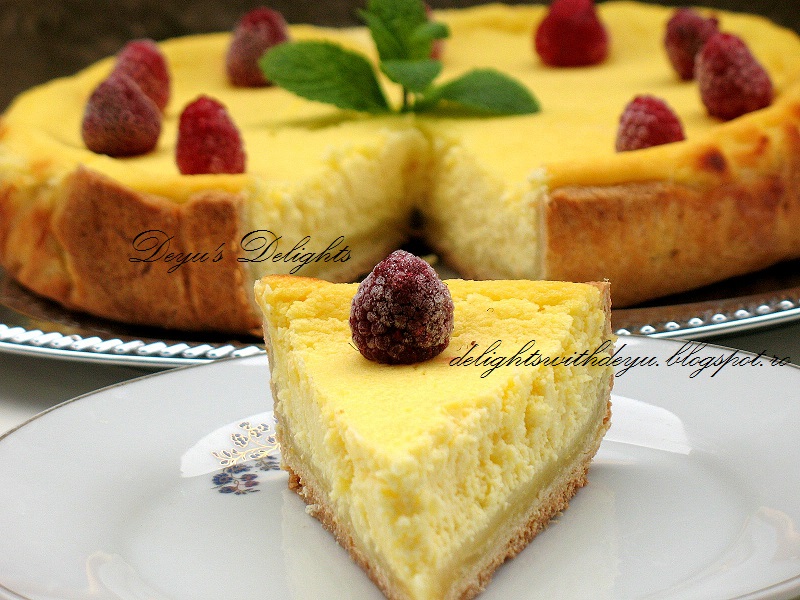 Cheesecake cu lamaie si zmeura