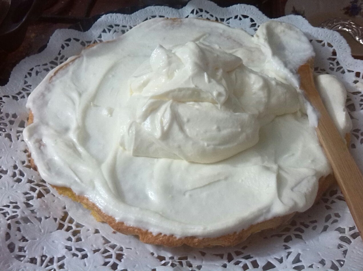 Tort cu crema ole de vanilie si ciocolata