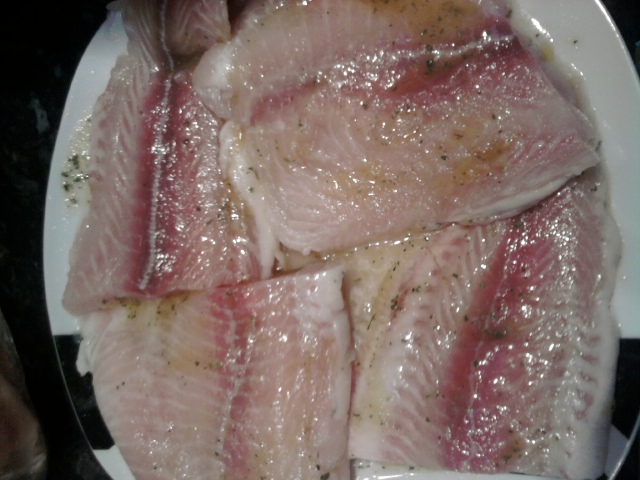 File de pangasius in crusta