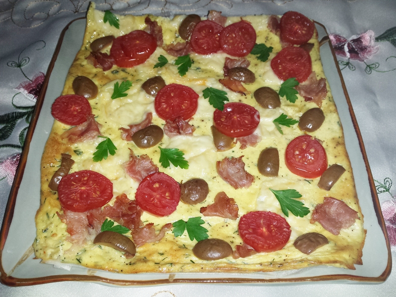 Frittata pizzaiola la cuptor