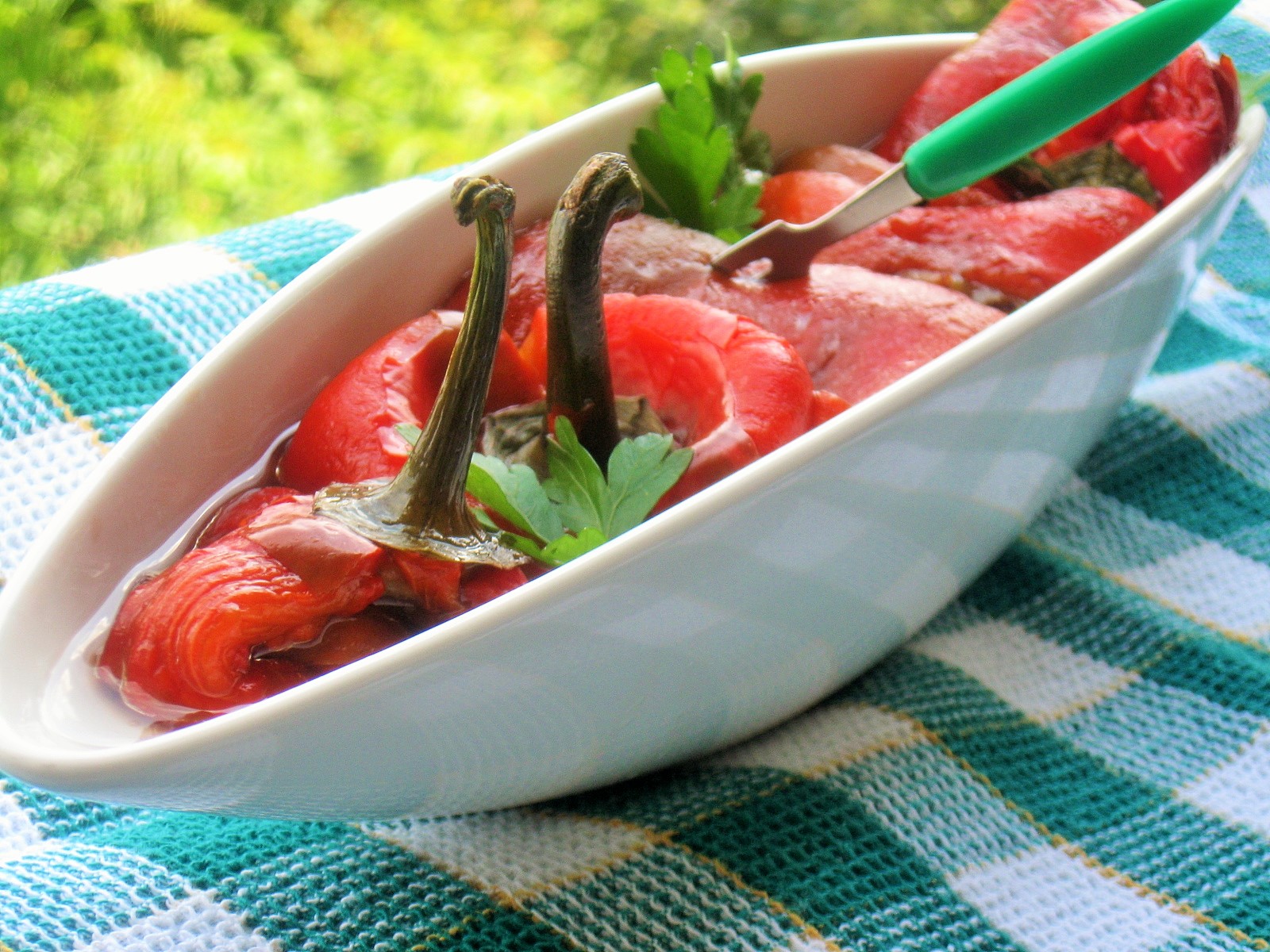 Salata de ardei copti