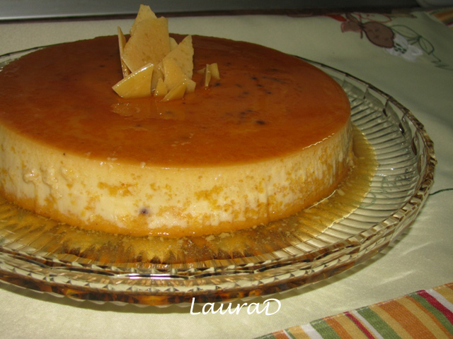 Flan cu dovleac si sos caramel