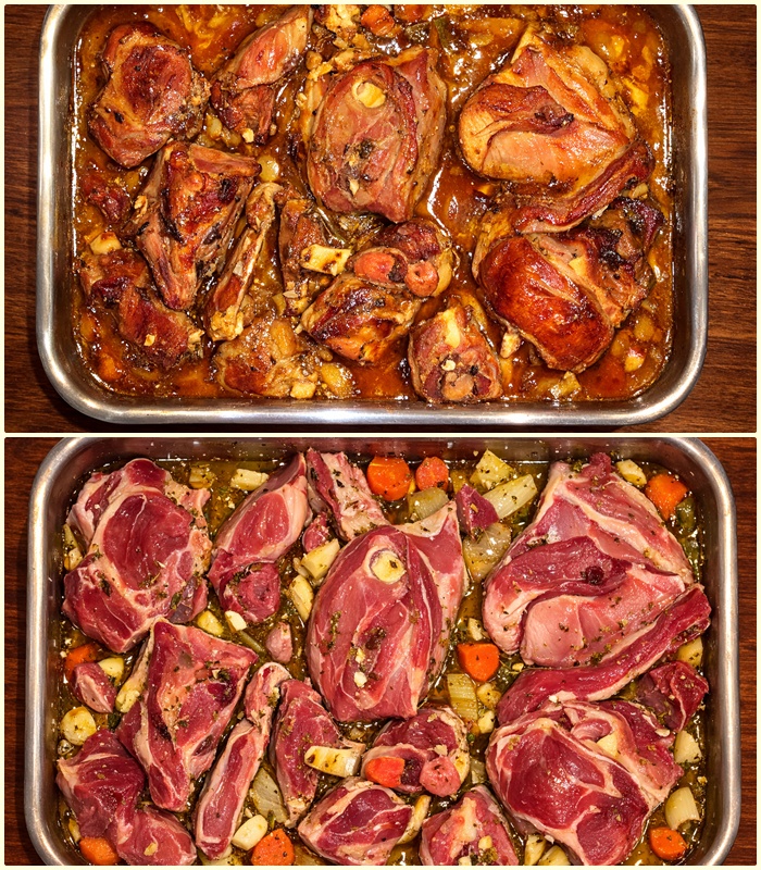 Friptura de miel marinata la cuptor