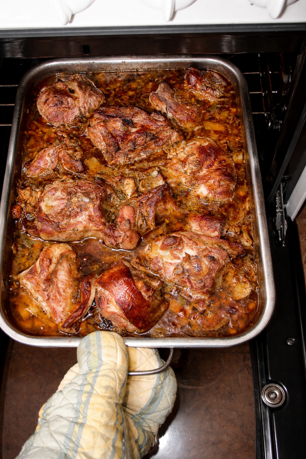 Friptura de miel marinata la cuptor