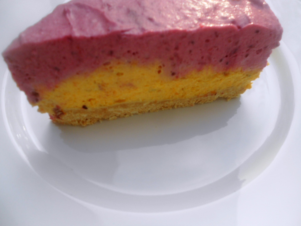 Cheesecake cu dovleac si fructe de padure