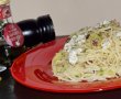 Spaghete cu zucchini, gorgonzola si nuci-6