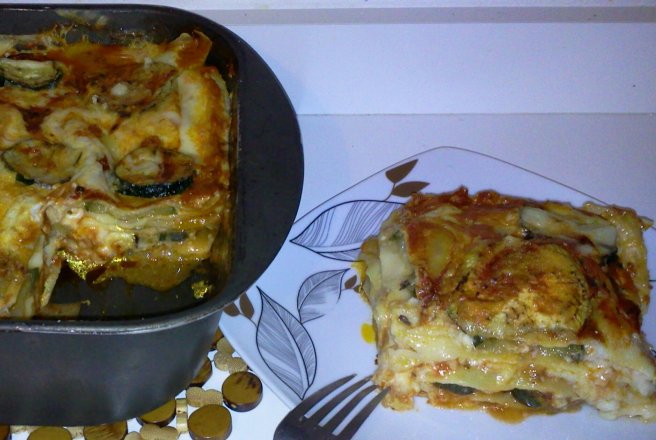 Lasagne cu vinete si dovlecei