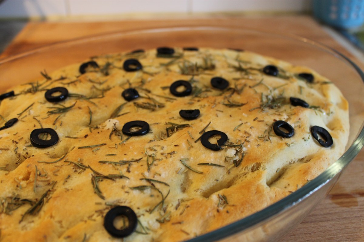 Focaccia cu rozmarin