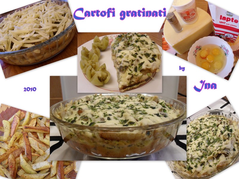 Cartofi  gratinati