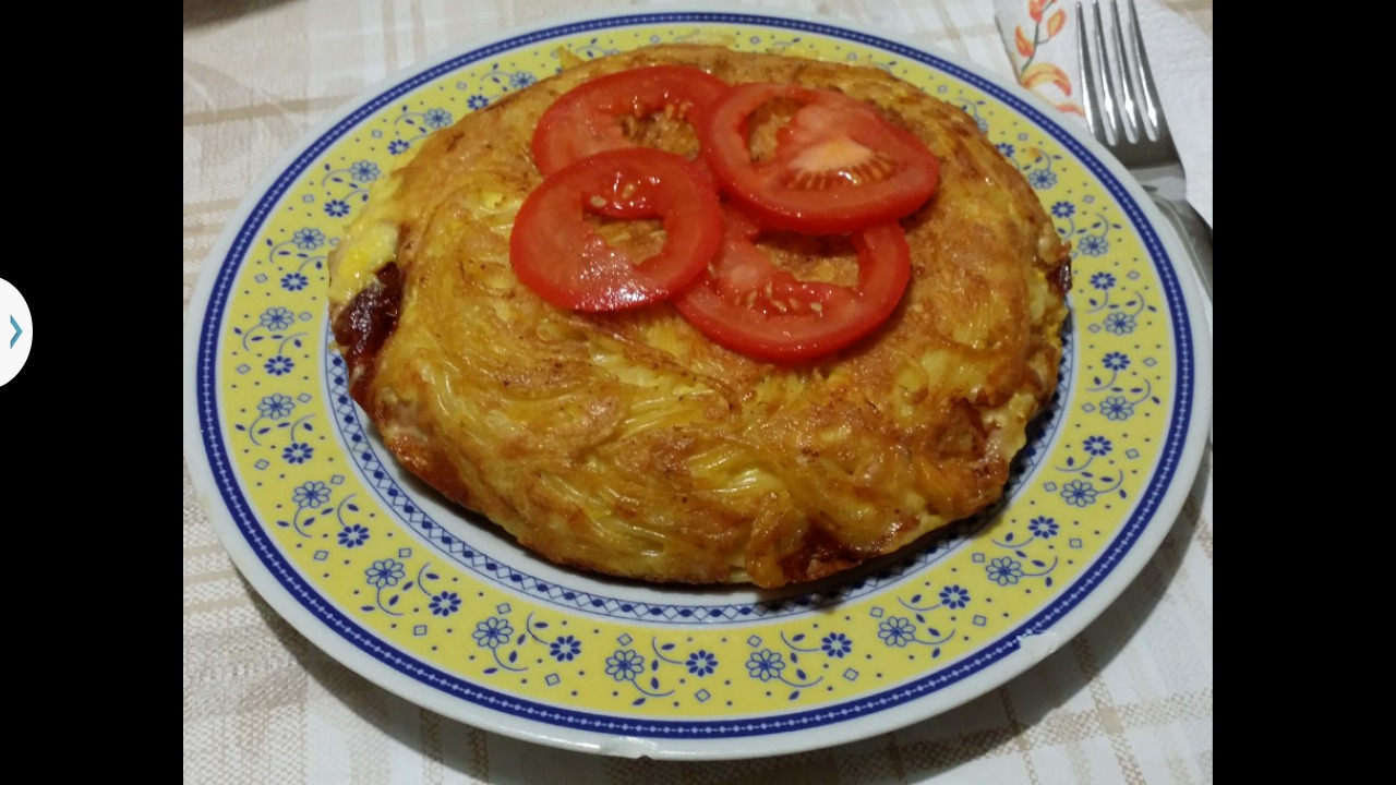 Frittata cu spaghetti