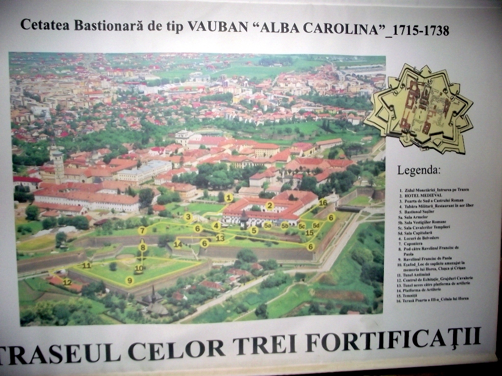 Traseul celor trei fortificatii