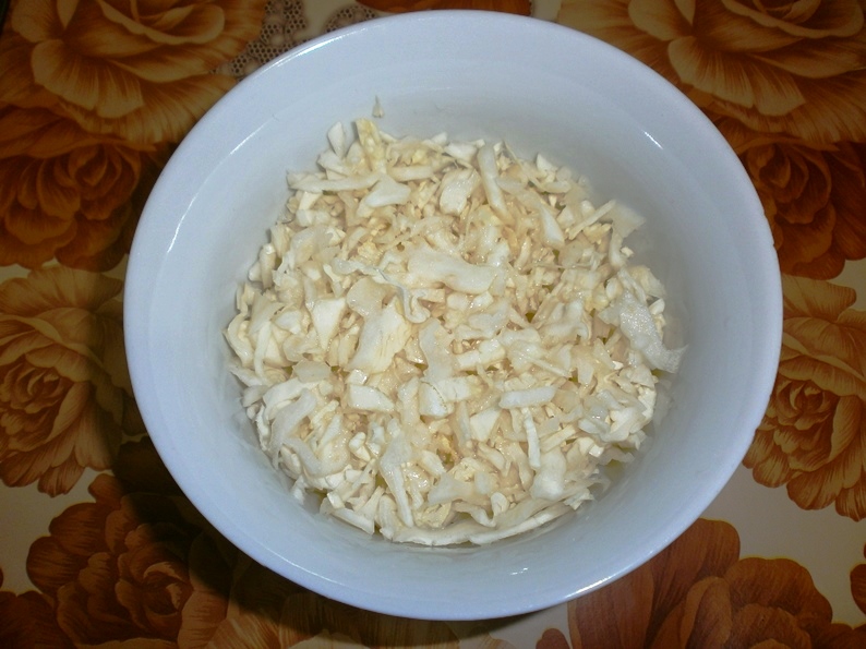 Muschiulet de pui cu piure de cartofi si salata de varza