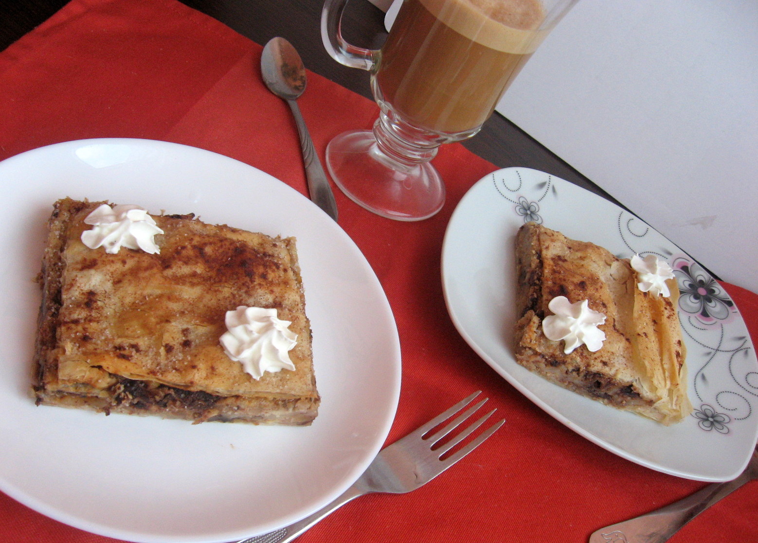 Placinta cu mascarpone si ciocolata