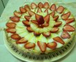 Tarta cu crema de vanilie si fructe-7