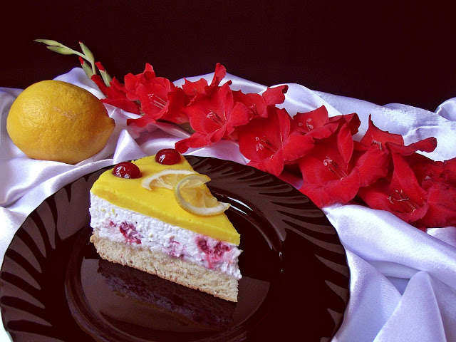 Cheesecake cu jeleu din lemon curd-reţeta cu numărul 600 şi o dublă aniversare