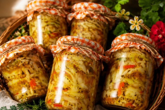 Pastai la borcan pentru iarna