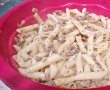 Penne la cuptor cu carne tocata si ciuperci-7