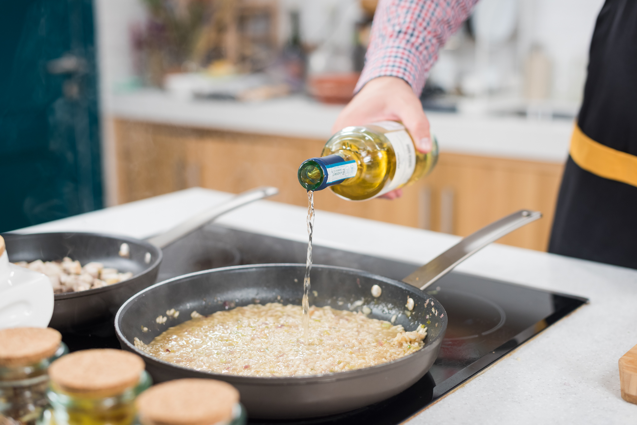 Risotto cu ciuperci, ghimbir si parmezan Delaco