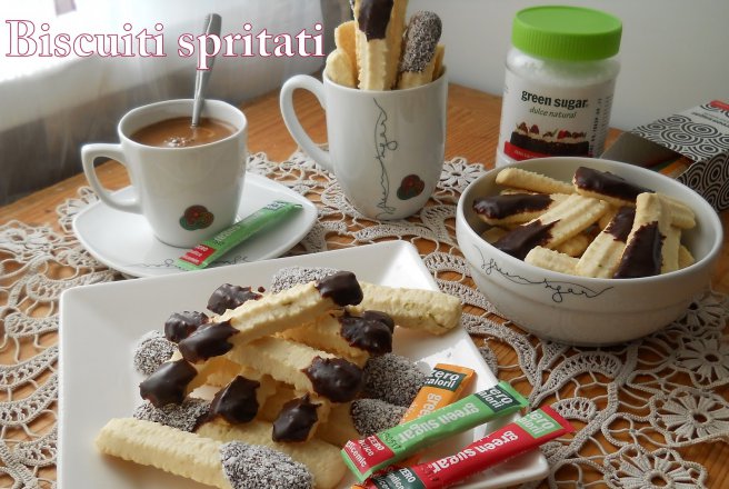 Biscuiti spritati, fara zahar