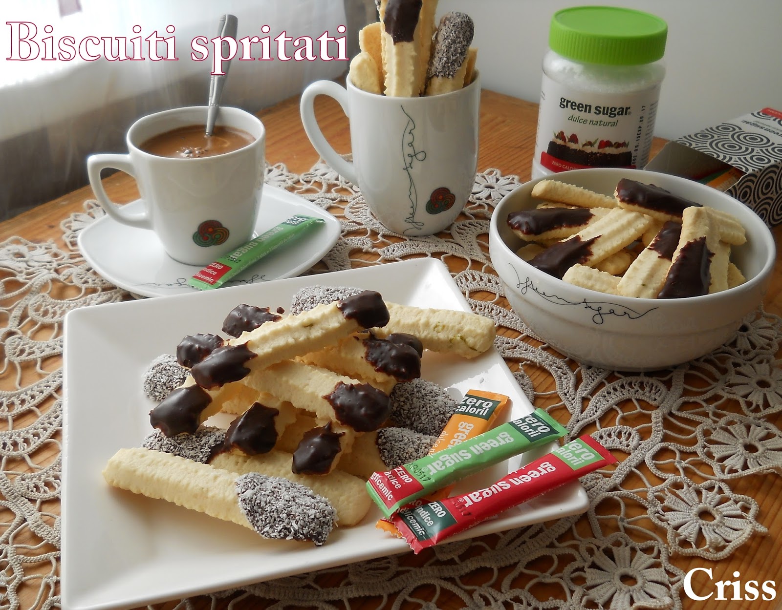 Biscuiti spritati, fara zahar