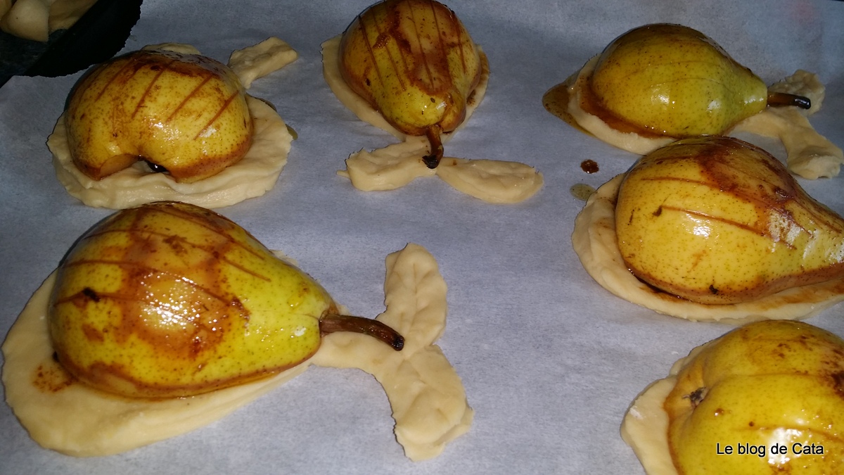 Pere caramelizate la cuptor