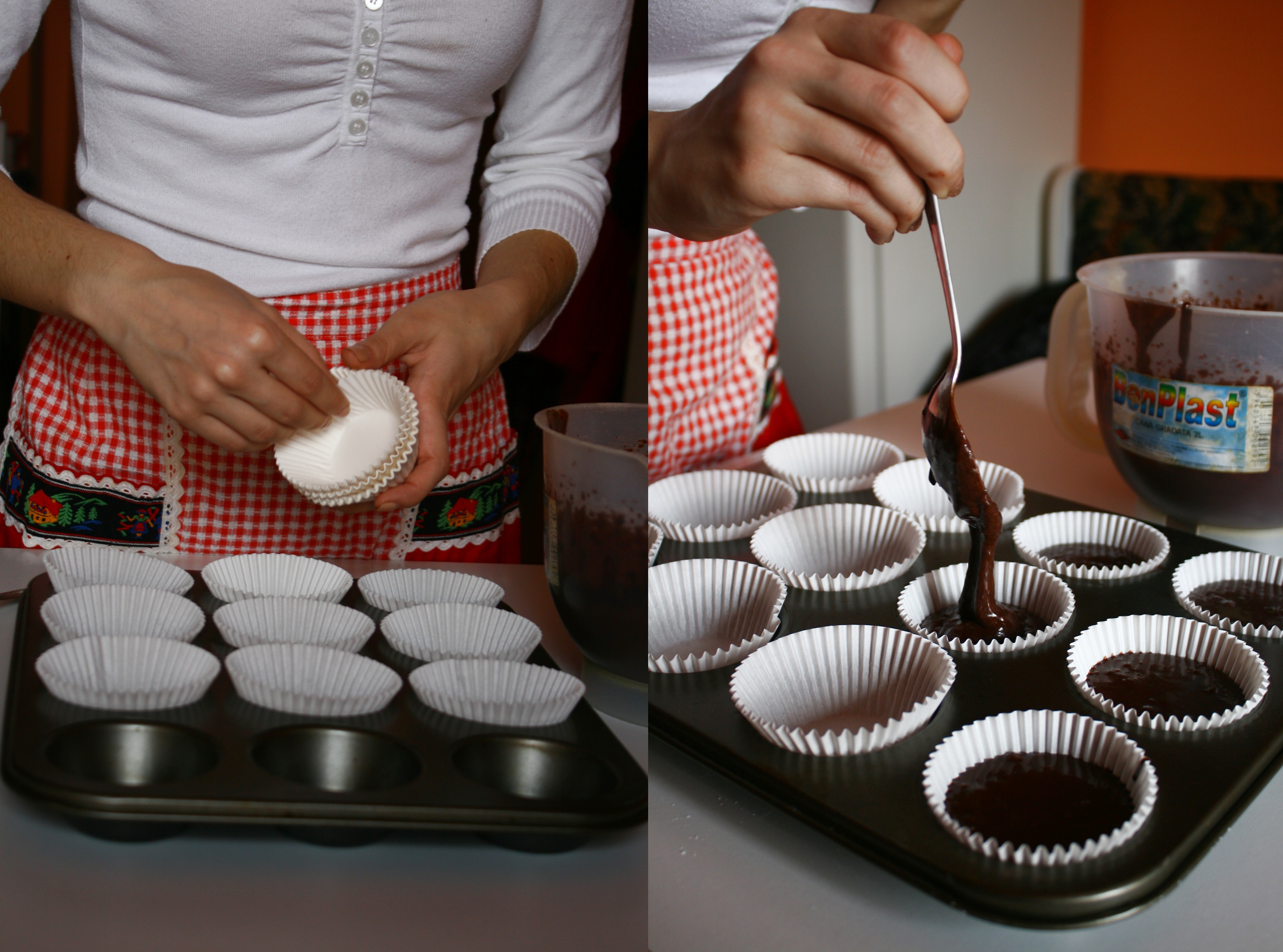 Cupcakes cu ciocolata