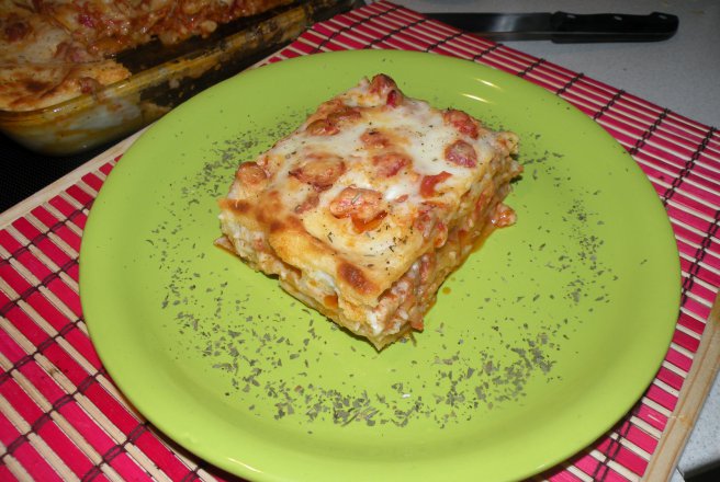 Lasagna cu piept de pui