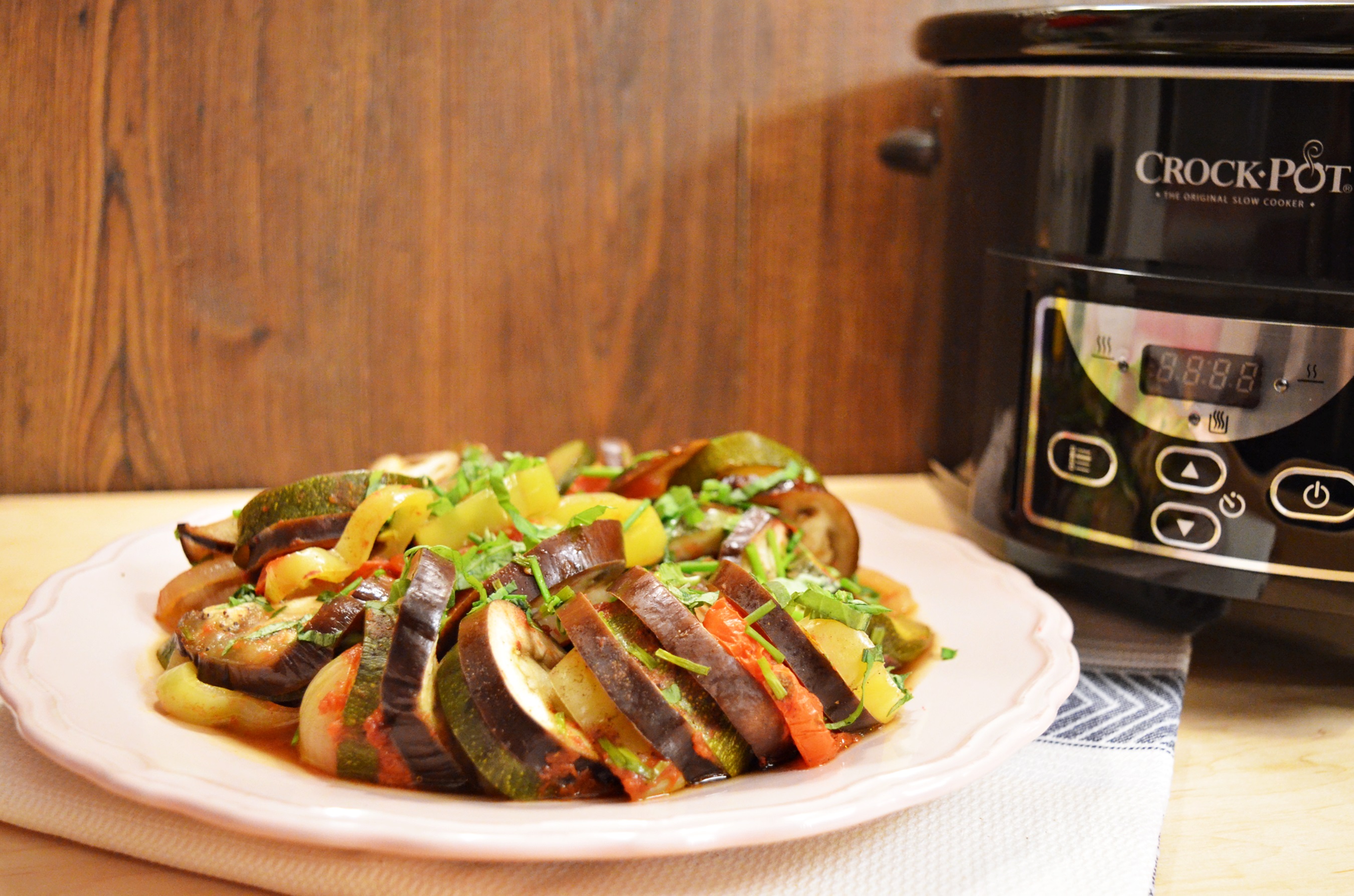 Ratatouille la slow cooker Crock-Pot