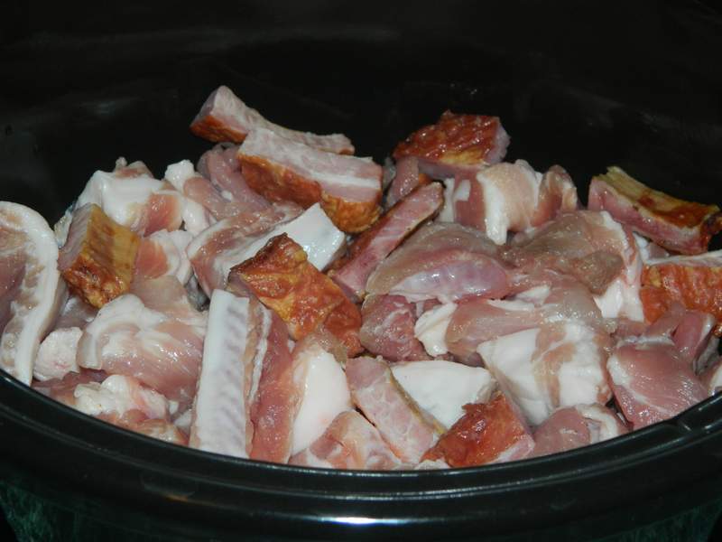 Carne de porc cu legume la slow cooker Crock-Pot