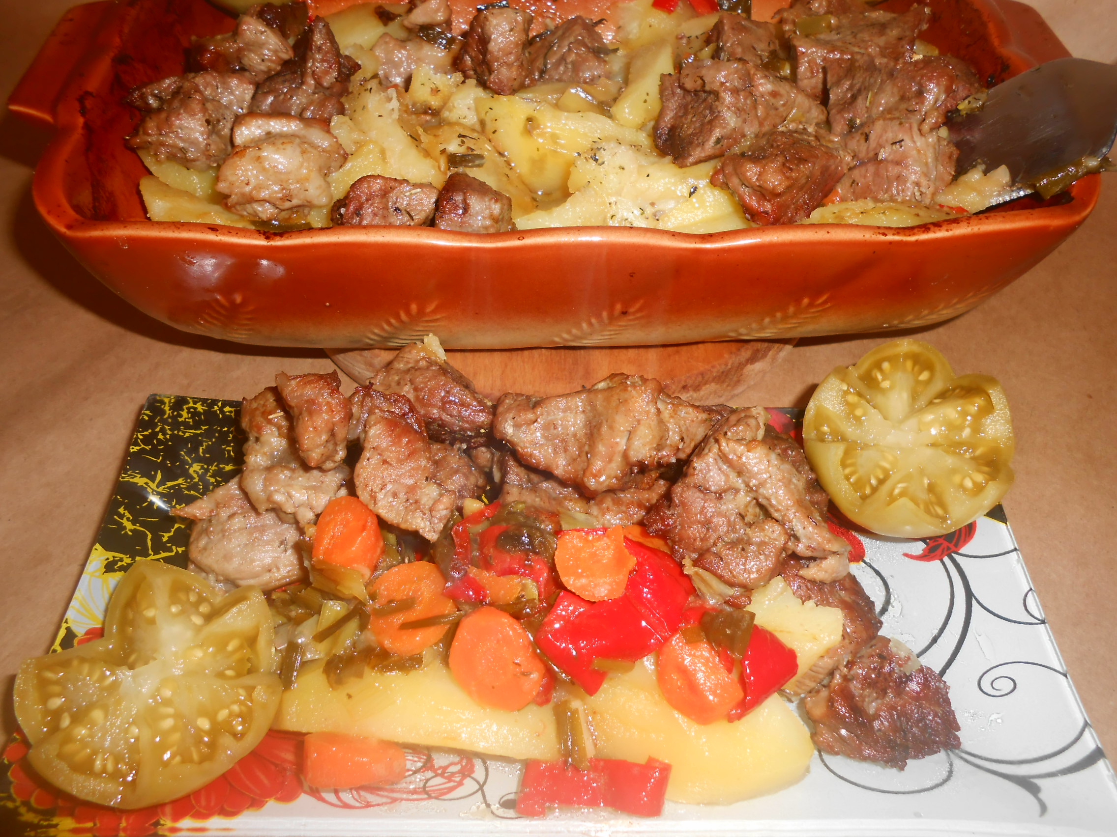 Carne de vitel la cuptor