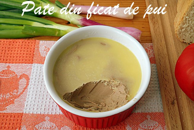 Pate din ficat de pui