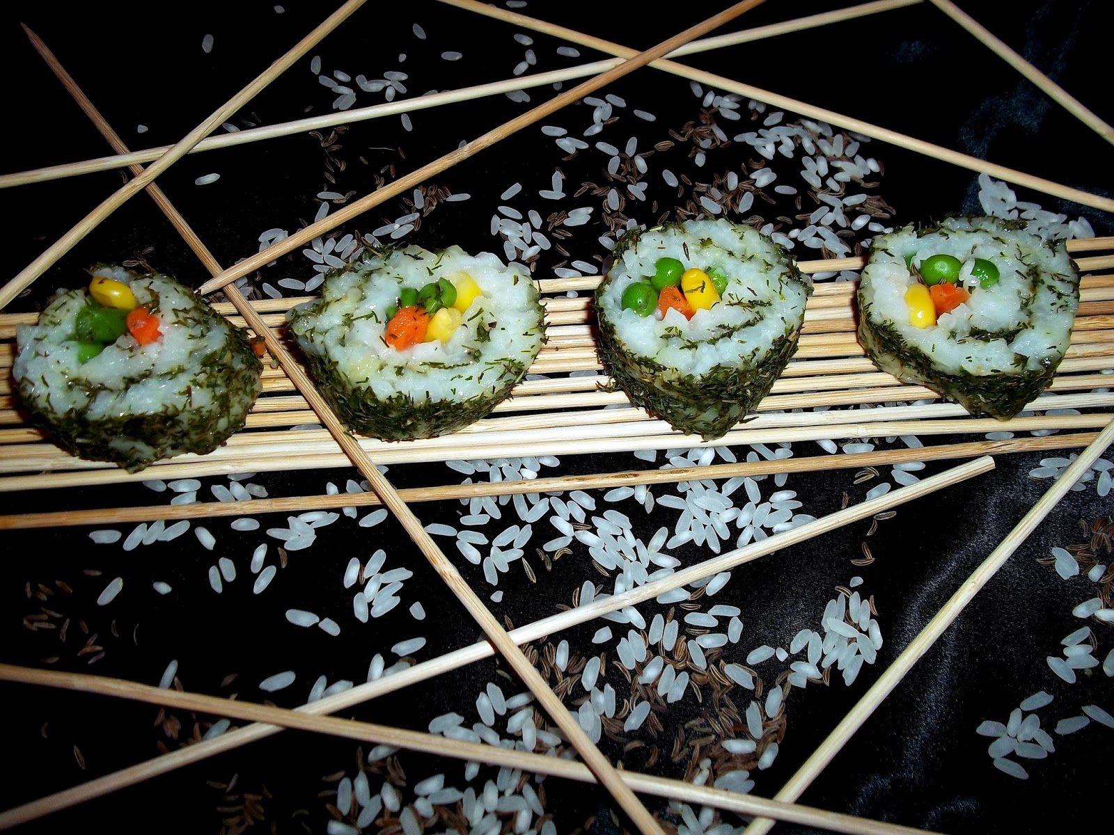 Sushi cu legume