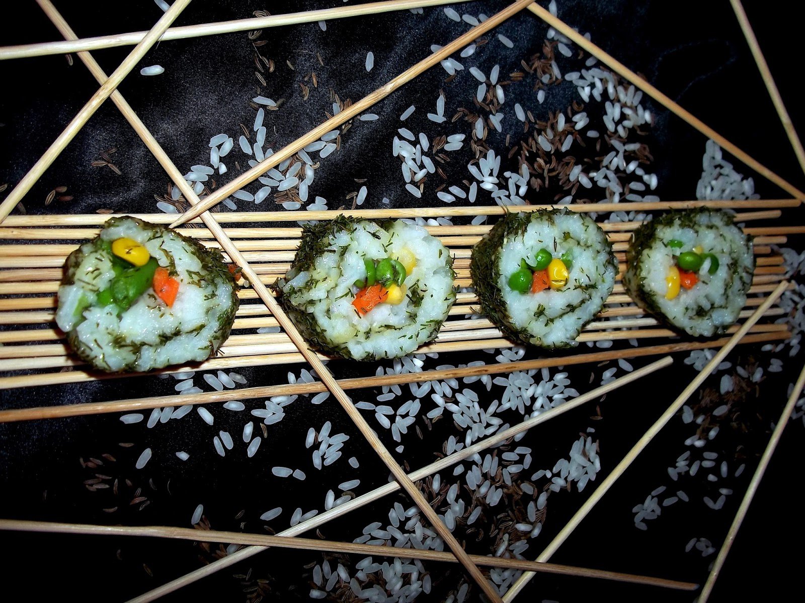 Sushi cu legume