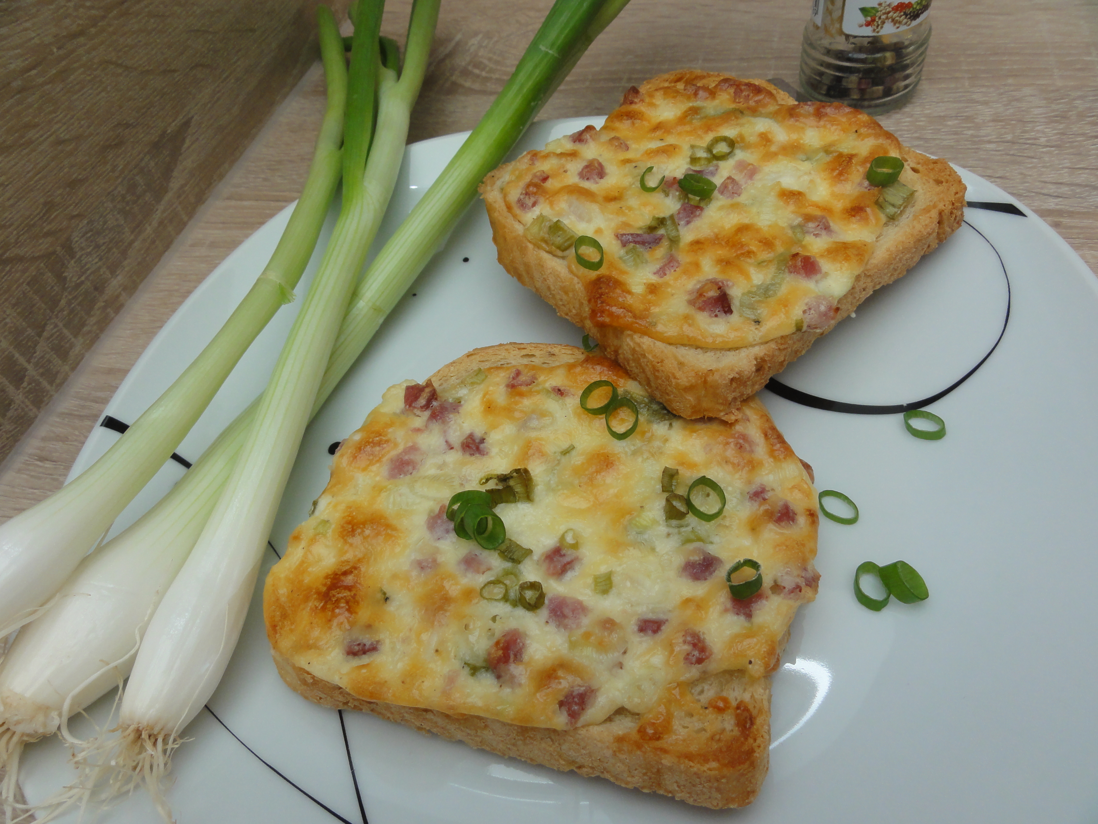 Sandwich Flammkuchen-Toast