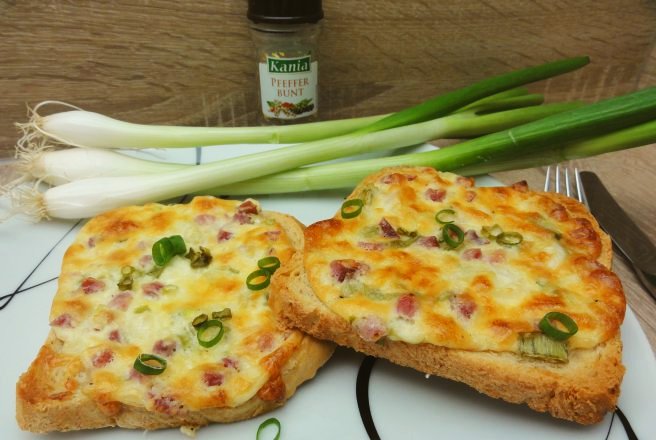 Sandwich Flammkuchen-Toast