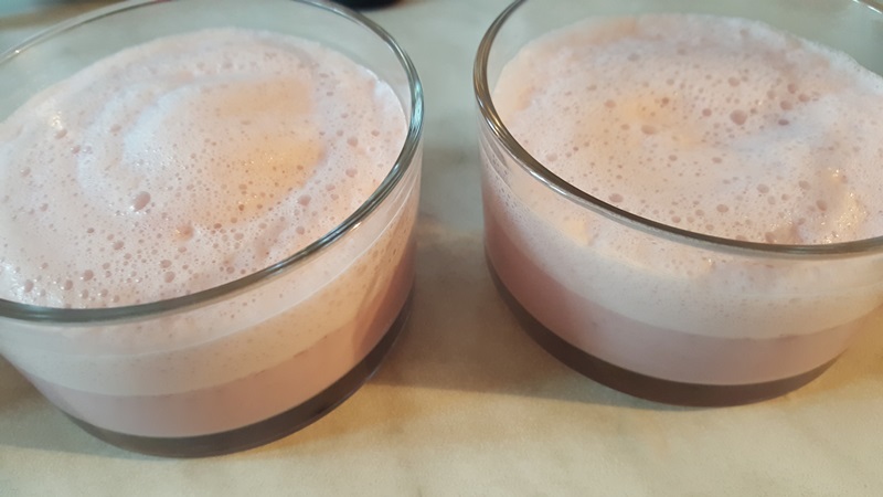 Panna cotta cu cirese