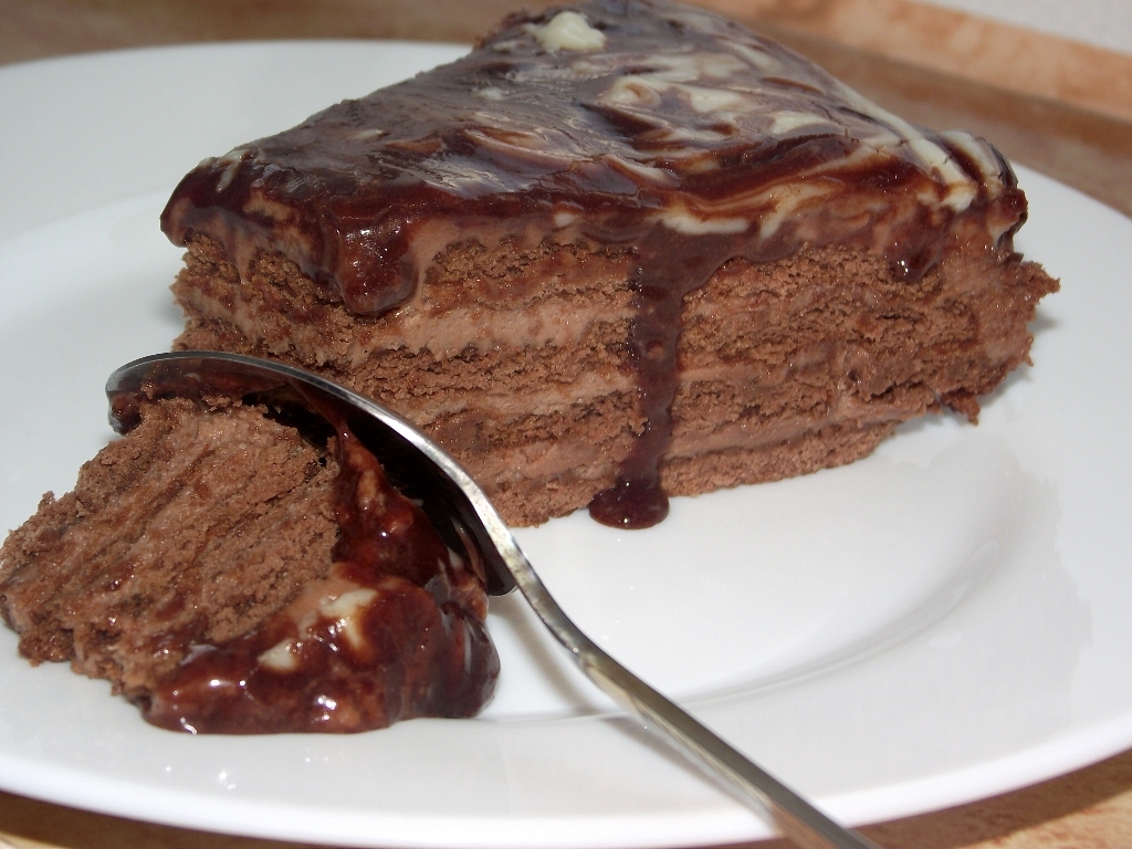 Tort de biscuiti cu mascarpone si ciocolata, fara coacere / CHOCOTORTA de Fetesti