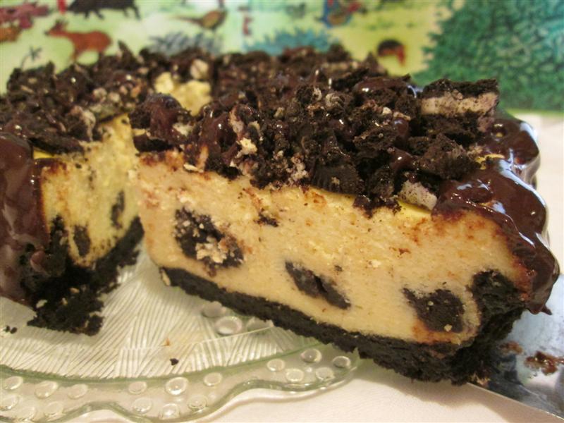 Cheesecake cu oreo (copt)