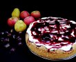 Tarta cu pere posate in vin rosu-1